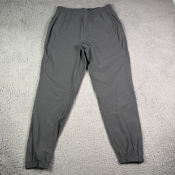 Lululemon Pace Breaker Jogger Pants Mens Medium Charcoal Gray Shorter 28" M5AYKS - Picture 2 of 10